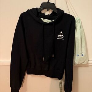 Authentic off white “flowers” spring-summer hoodie and off white belt bundle